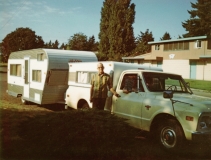 Dad and his rig.